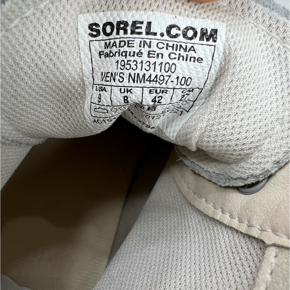 Sorel Men’s Size 9 ‘Grit’ Mid Sneaker WP - Picture 10 of 10